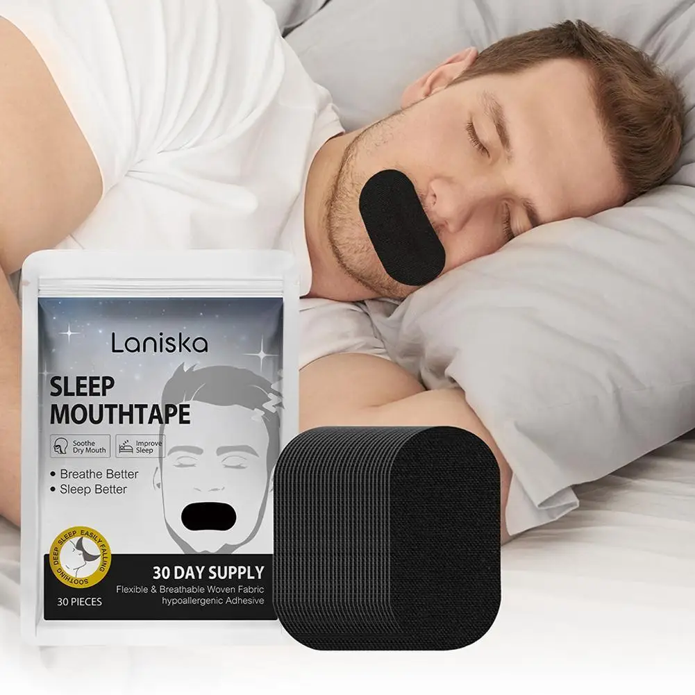 Mouth Tape 30pcs Sleep Strip For Anti-snoring Mouth Breathing Improve Sleep Stickers