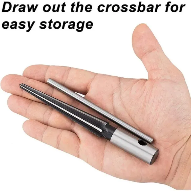 3-13mm/5-16mm Hand Held Chaser HandHeld Hex Reamer T Shape Tapered Reamer for Guitar/Wood/Metal/Plastic Drilling Tools 2pcs hand reamer steel reamer tools