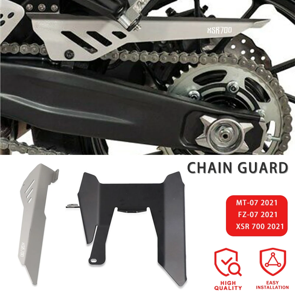 

For YAMAHA XSR700 Motorcycle Chain Guard Chain Cover Guard Protector Rear Fender 2017 XSR 700 XTribute 2018 2019 2020 2021 2022
