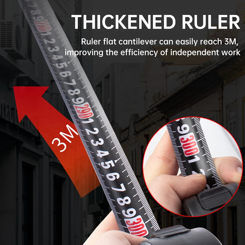 3/5M Measuring Tape Retractable Ruler Multifunctional Household Woodworking Portable Tool