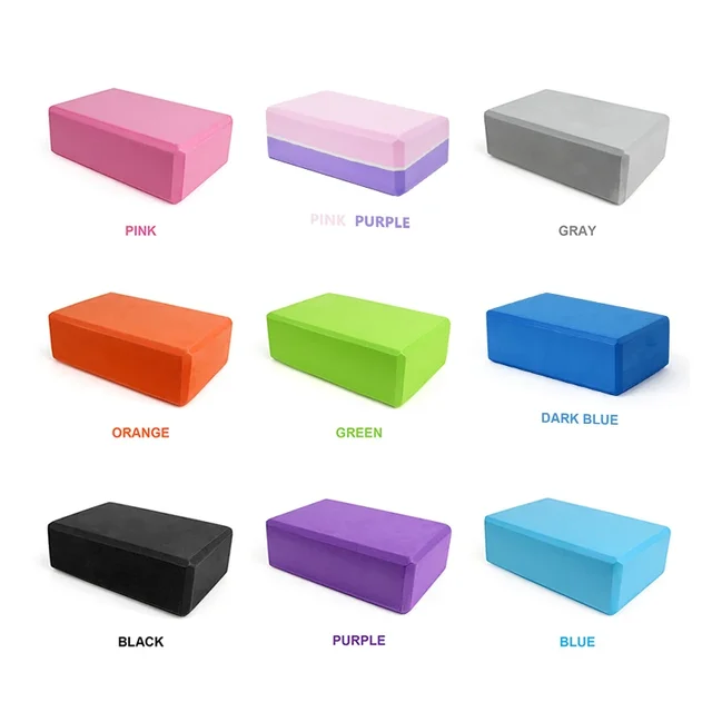 EVA Foam Yoga Block Props Brick Gym Pilates Yoga Column Back Exercise BodyBuilding Fitness Sport Workout Equipment for Home EVA Foam Yoga Block Props Brick Gym Pilates Yoga Column Back Exercise BodyBuilding Fitness Sport Workout Equipment for Home