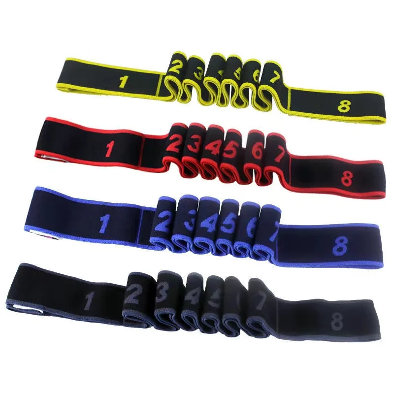 Fitness Exercise Women Man Latin Dance Elastic Stretch Belt Exercise Pull Strap Sports Yoga Resistance Band For Body Building