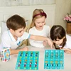 Wooden Dominoes Matching Memory Game Toy for Kids Logic Puzzle Board Game  Montessori Brain Teaser Two-Player for Toddler 3