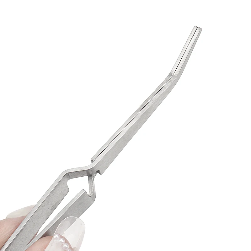 1pc Multifunction Stainless Steel Nail Art Shaping Tweezers Cross Nail Clip Professional Nail Stylist Supplies Manicure Products