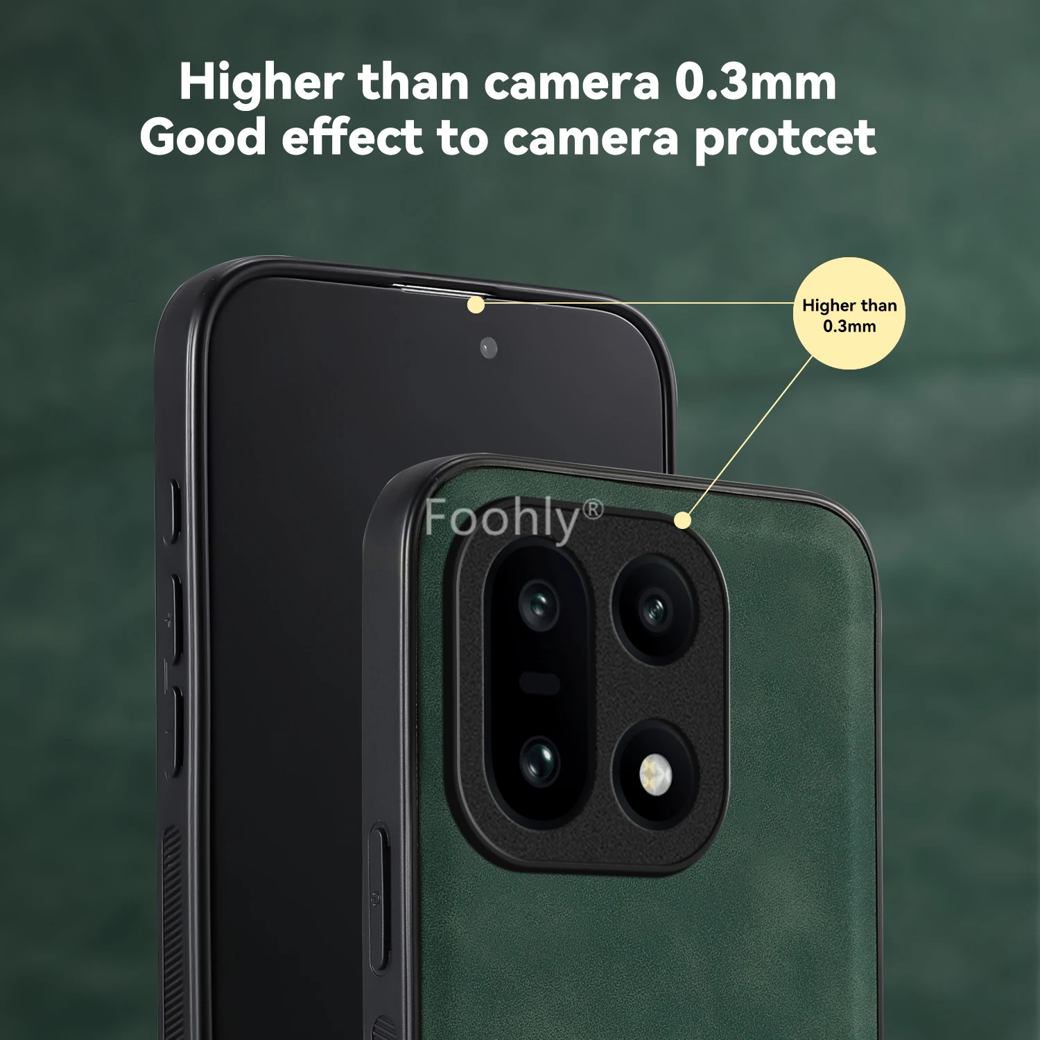 Nubuck Leather Shockproof Magnetic Protective Phone Case