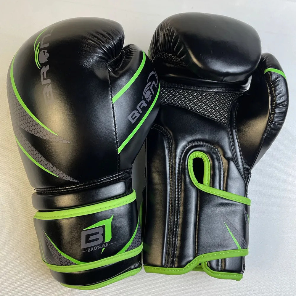 1 Pair Adult Kids Fighting Sandbag Training Boxing Gloves Punching Sparring PU Adjustable Exercise Fitness Mitts Hitting Glove