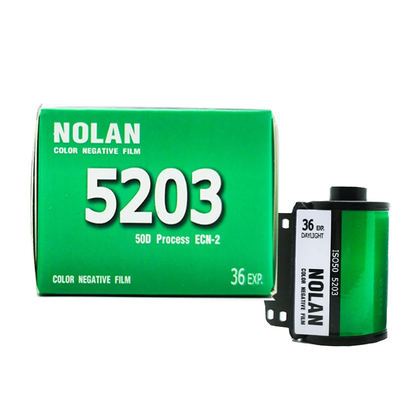 Nolan 5203 135 컬러 필름 롤, 네거티브 필름, ECN2 처리, ISO 50, 36EXP/롤, M35, M38 필름 카메라용, 35mm 필름, 1 롤, 2 롤, 3 롤, 5 롤, 10 롤