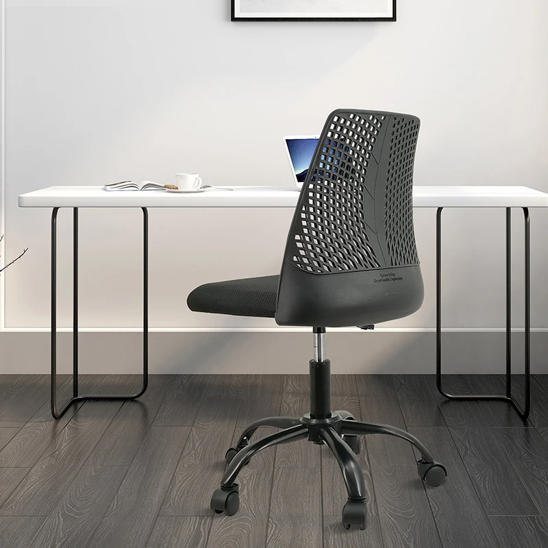 Ergonomic Office and Home Chair with Supportive Cushioning, Black