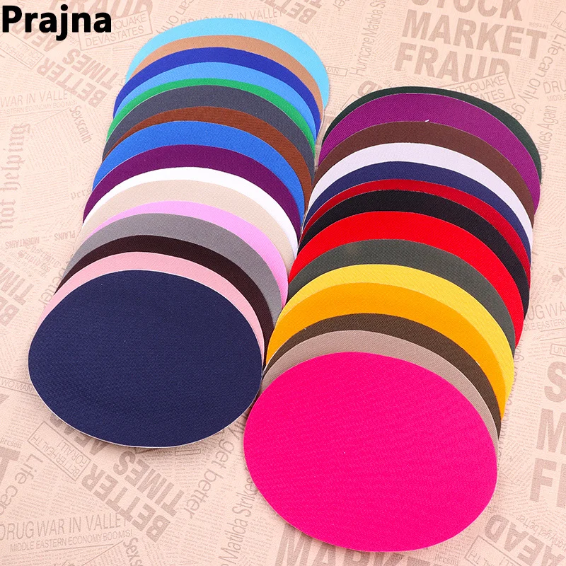 Description Picture 6 of itemPrajna 2PCS DIY Iron On Patches For Clothing Jeans Self Adhesive Repair Fabric DIY Household Apparel Sewing Fabric Repair Patch