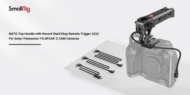 Smallrigユニバーサルnatoトップハンドル、レコードスタート Smallrigユニバーサルnatoトップハンドル、レコードスタート