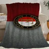 F-Feyenoord-Club Logo Blanket Skin friendly comfort plush blanket suitable for sofa living room office bedroom travel and gifts 6