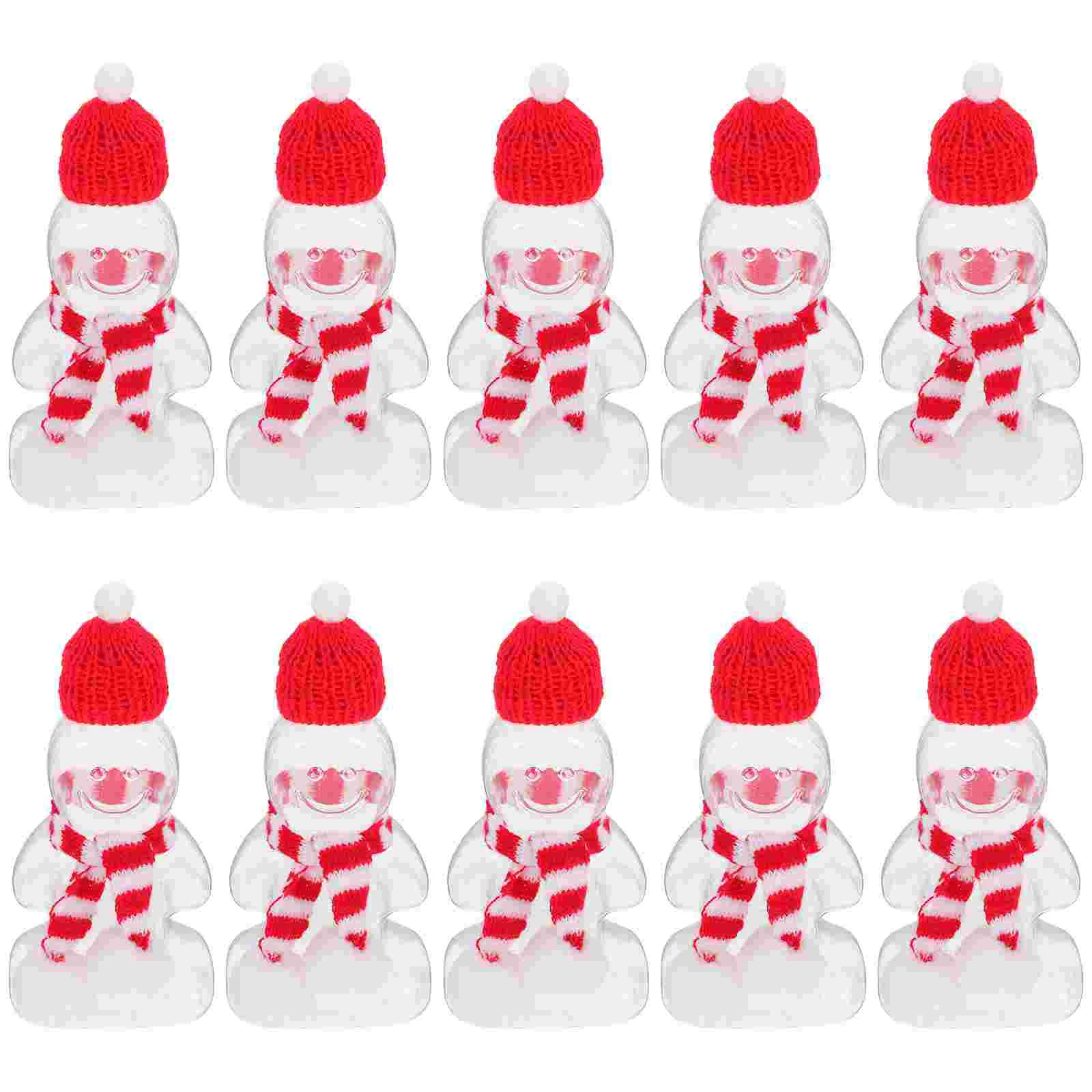 

Christmas Gingerbread Man Bottles Empty Juice Drink Bottle Beverage Bottles With Scarves Hats Party Favors