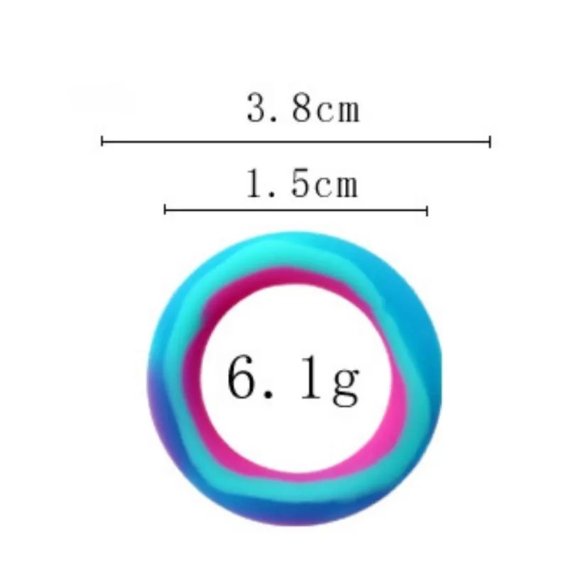 3 Sizes Silicone Cock Rings Male Delay Ejaculation Lasting Erection Penis Sleeve Adult supplies Penis Ring Sex Toy For Adult Men