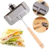 Grill Frying Pan Non Stick Aluminum Alloy Bread Toast Breakfast Machine Sandwich Maker Waffle Pancake Baking Barbecue Oven Mold 2