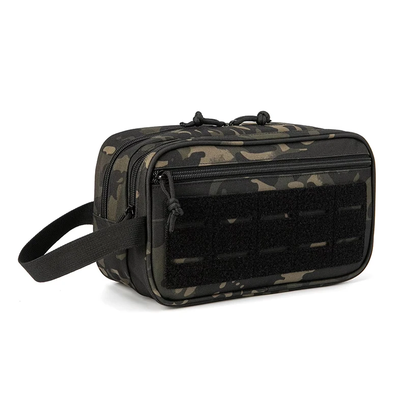 Tactical Toiletry Bag For Men Hygiene Bag Waterproof Travel Shower Tool Molle Pouch Mens Shaving Kit Makeup Cosmetic