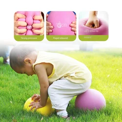 Balle rebondissante silencieuse en cuir pour enfants, jouet de basket Ball, sûr, souple, ne blesse pas le sol 