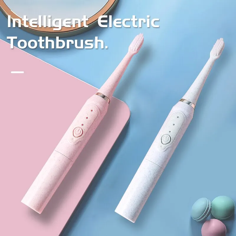 Electric Toothbrush Cross Border Jianpai Sonic Electric Toothbrush Men and Women Adult Non Rechargeable Soft Fur Full Automatic Waterproof
