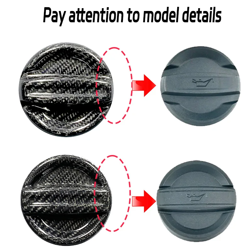 Carbon fiber Cap Cover For BMW F10 F11 G30 G31 F06 F12 F13 F01 F02 G11 G12 G01 G02 G05 G06 G07 G80 G82 F80 Oil Filter Housing