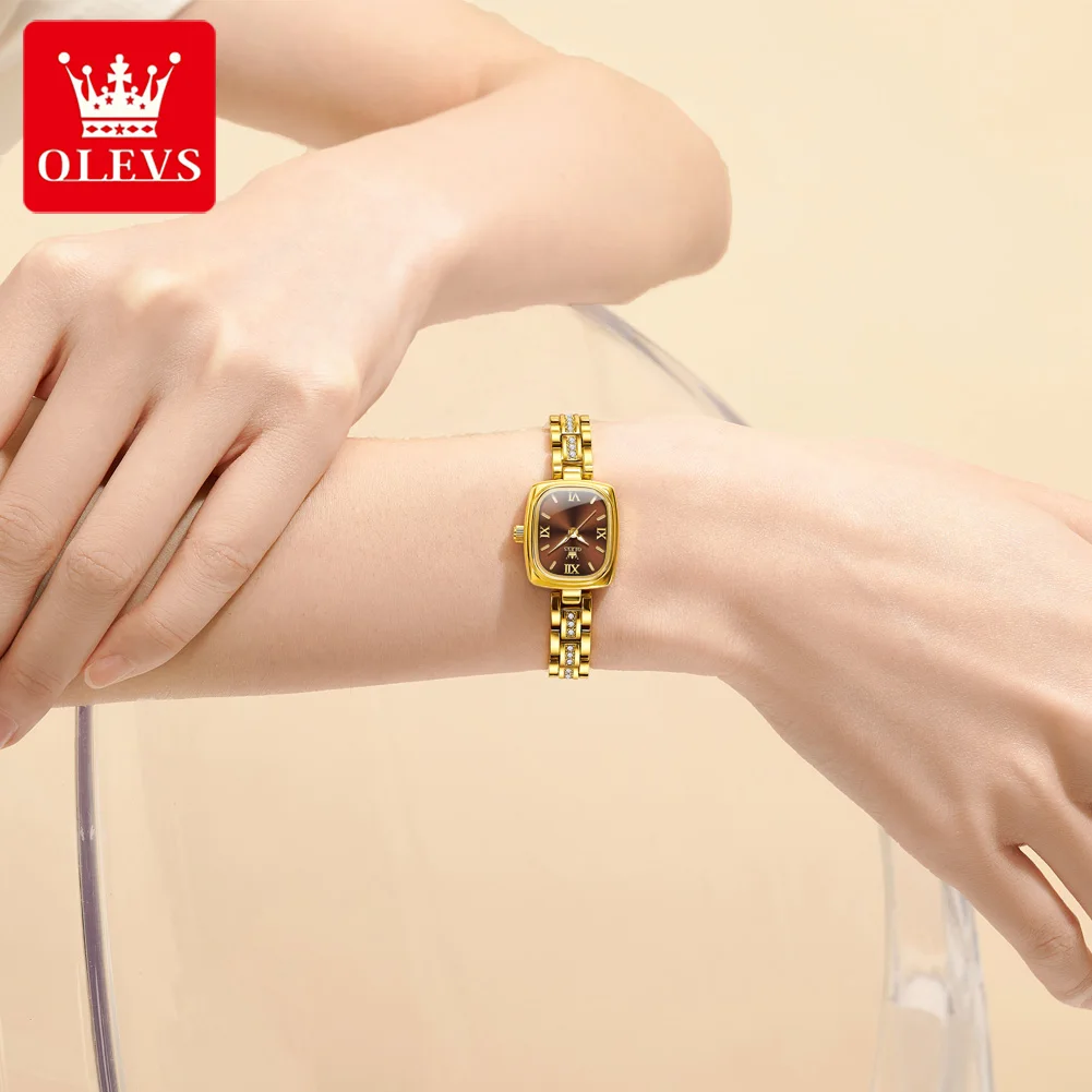 OLEVS 3695 Woman Watch Waterproof Luminous Simple Elegant Quartz Watch For Women Fashion Original Top Brand Ladies Wristwatch