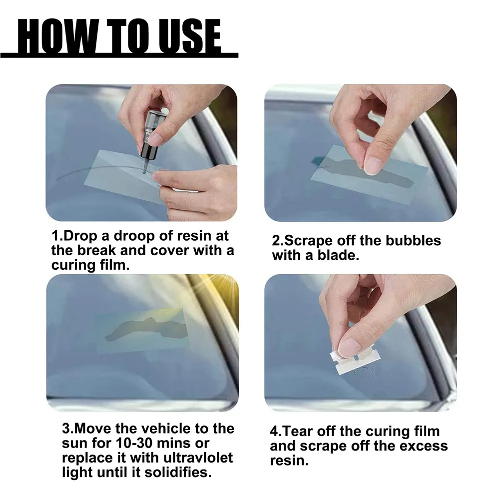 

Жидкость для Ремонта Трещин с высокой прочностью восстановления, инструмент для технического обслуживания, без вторичных трещин, без пожелтения