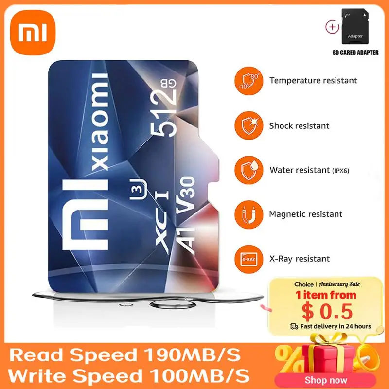 Xiaomi Micro Memory Sd Card 128Gb 64Gb 256 Gb Sd Card Sd/Tf Flash Card 64 128 256 Gb 1Tb Scheda Di Memoria Per Fotocamera Del Telefono