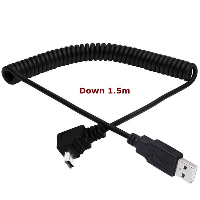 Cablecc Adattatore di prolunga USB 3.1 Tipo-C maschio a femmina ad angolo retto a 90 gradi, basso profilo, per laptop, tablet e telefono