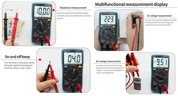 ZOYI Digital Multimeter Ammeter Voltmeter Resistance Frequency backlight Meter voltage Diode Frequency ZT98 ZT100 ZT101