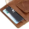 Cowhide Anti-magnetic Men's Money Clip with Iron Suction Retro Multi-card Card Holder Multifunctional Ultra-thin Short Wallet 3