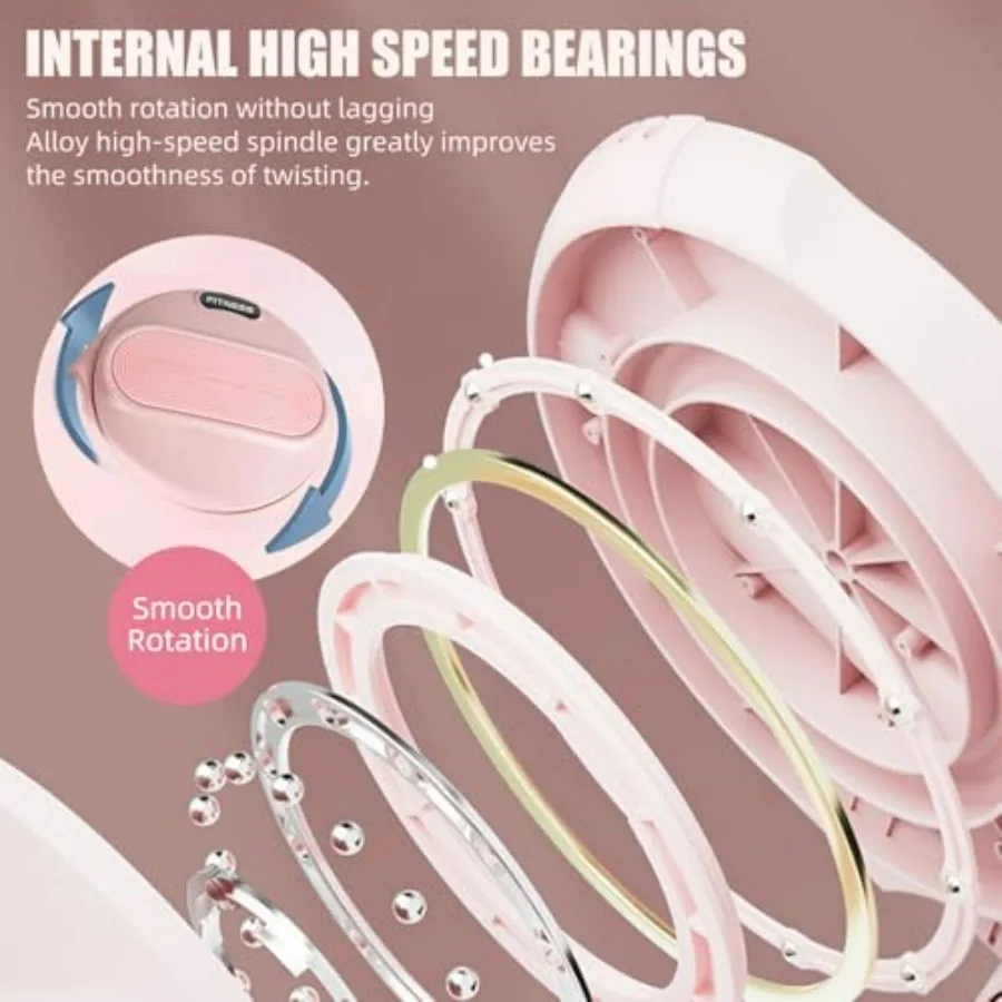 Waist Twisting Machine with Counter, Adjustable Waist Twister Board for Women Belly Fat, Twist Board for Exercise, Ab Twister Bo