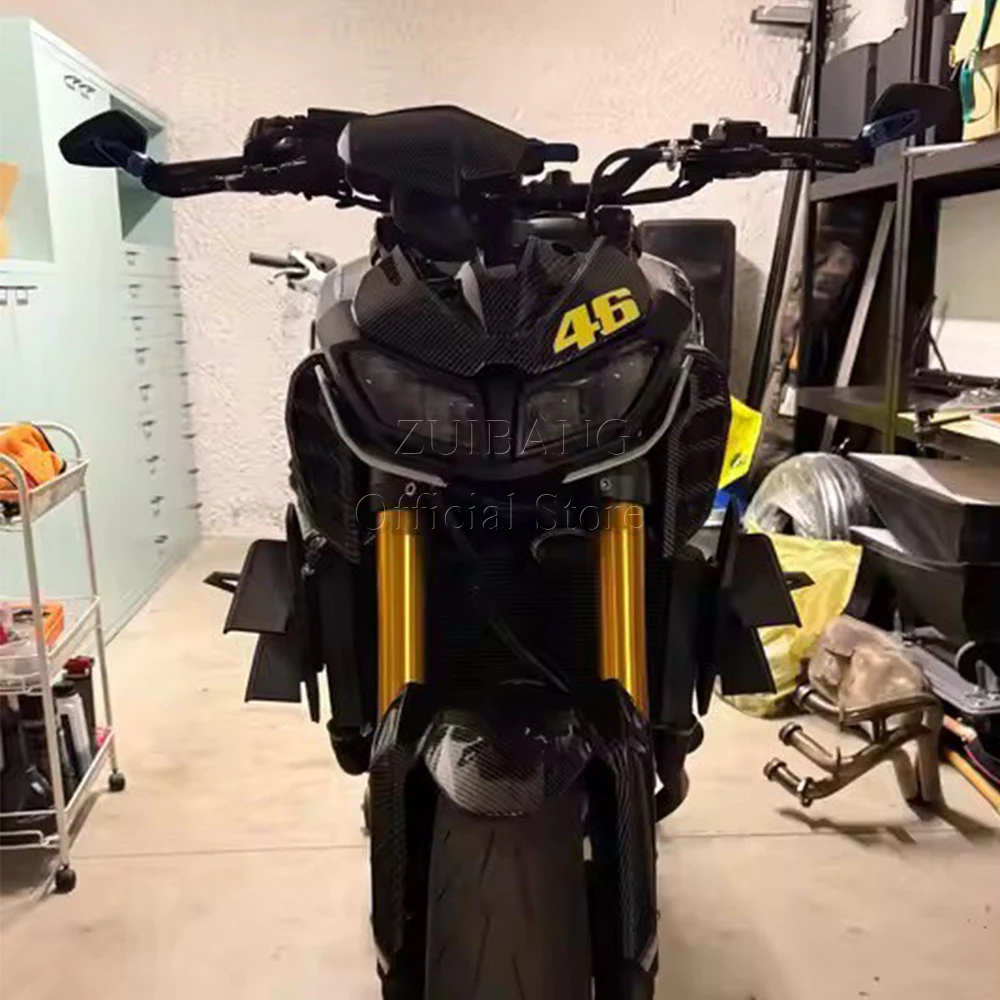 YAMAHA MT-09/SP 2017 2018 2019 2020 윙 사이드 스포일러 프론트 스포일러 MT09 프론트 스포일러 하부 스포일러 플랭크