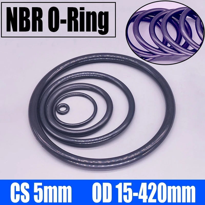 Uxcell Nitrile Rubber O-Rings 13mm OD 8mm ID 2.5mm