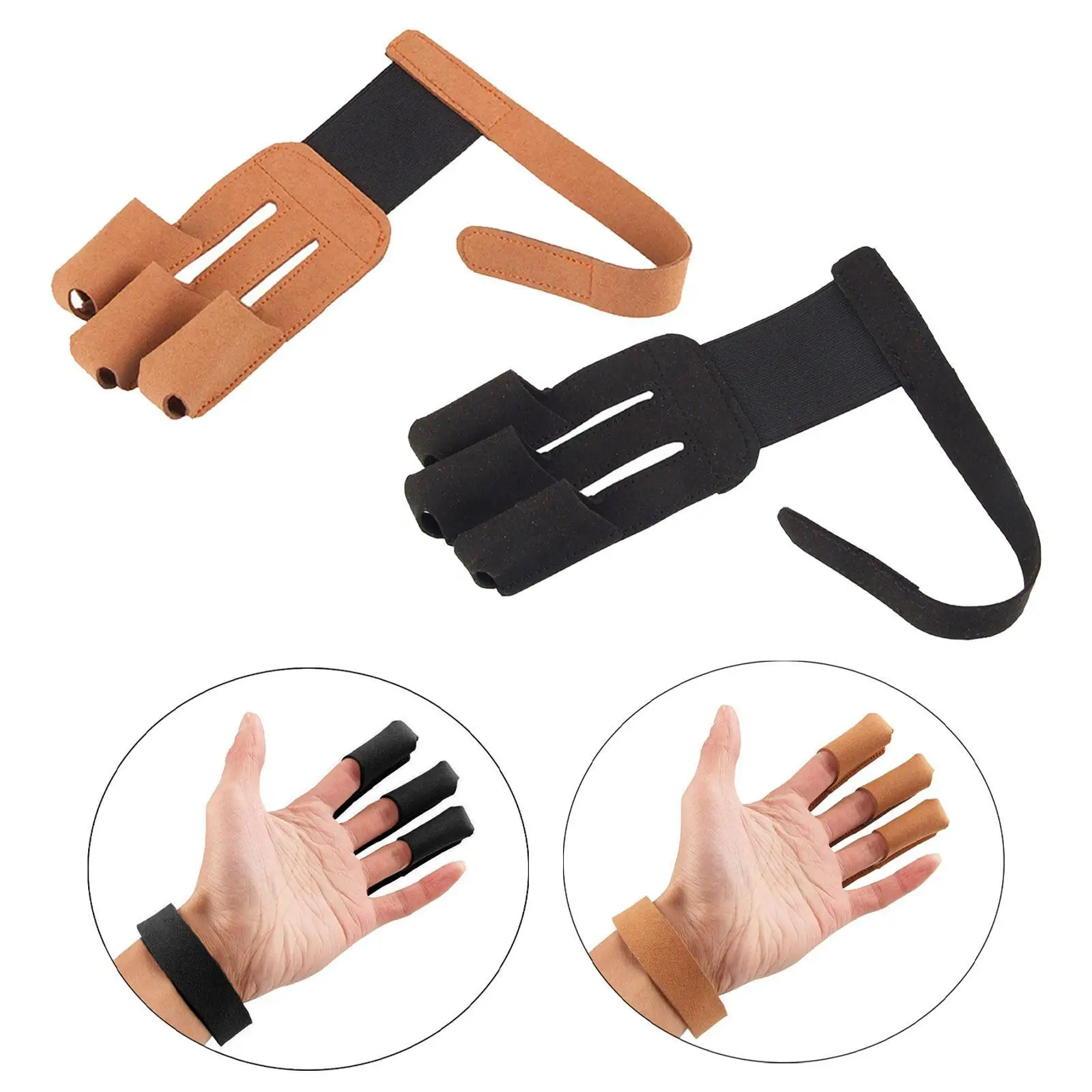 Finger Finger Guard Recurve Bow for Men Women Youth Guard Adjustable Right Left