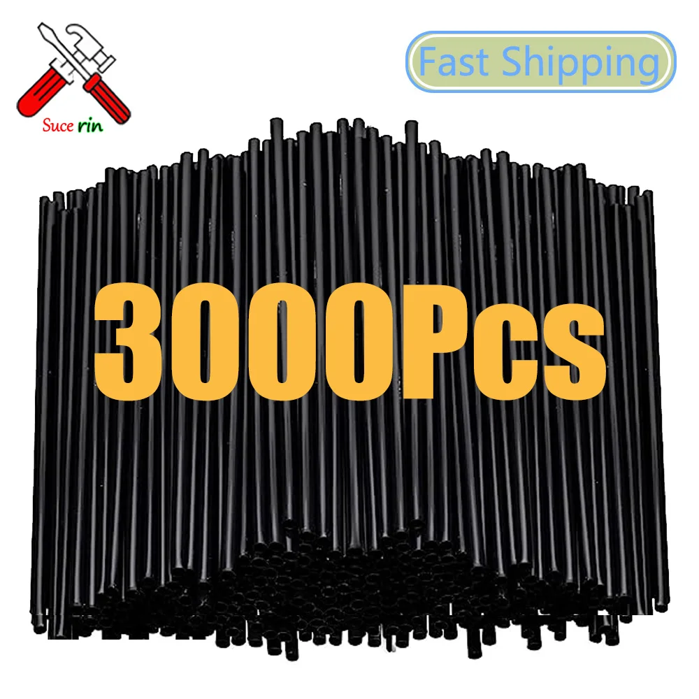Plastic Straws Drinking Straws Multicolor Drinking Straws Milk Tea Bar Party Wedding Kitchen Home Accessories 50-3000Pcs