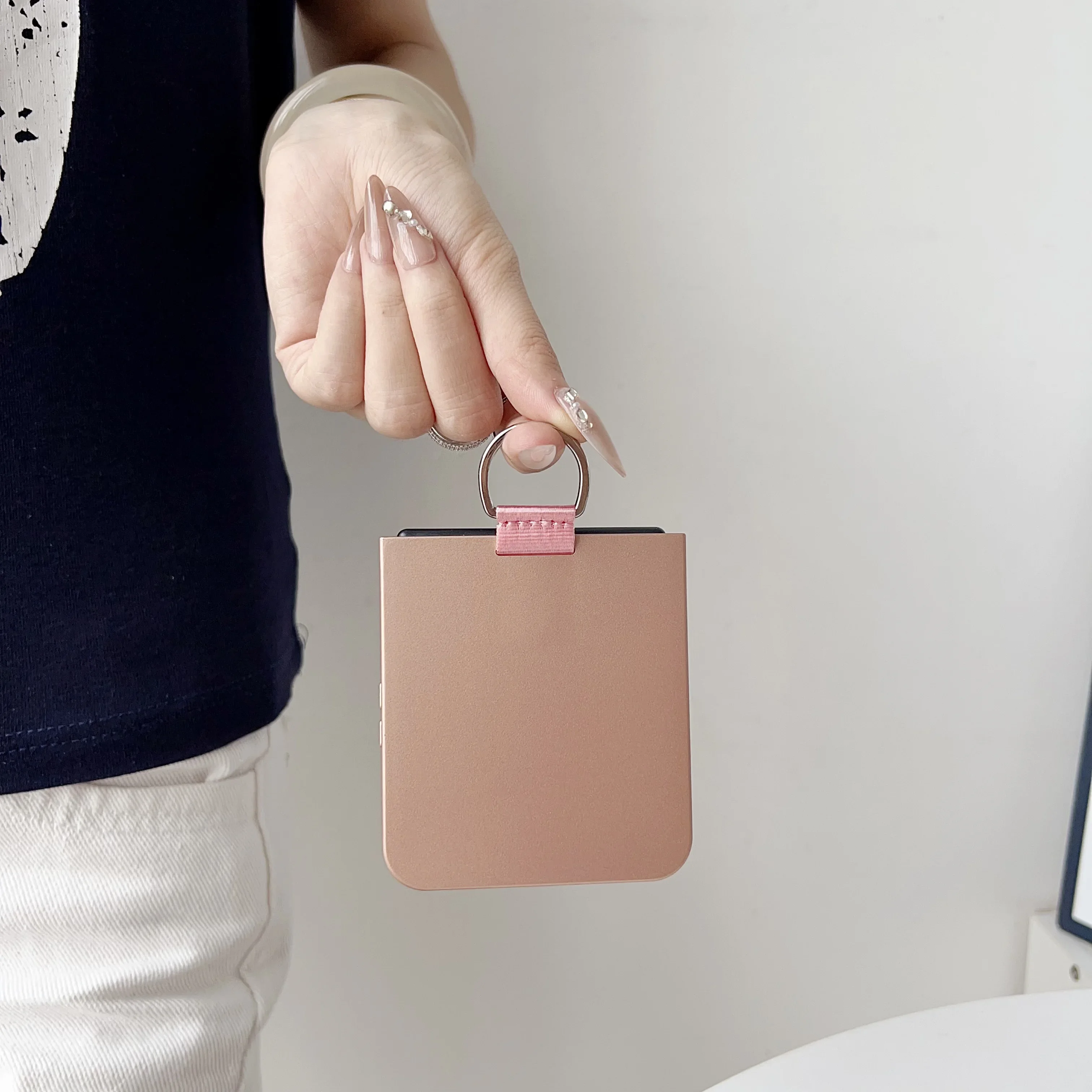 Ultra-Thin Matte Ring Case - Skin-Friendly Folding Protective Cover