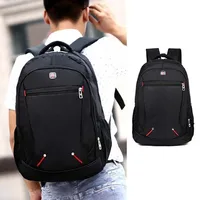 Waterproof Men Large Backpacks Wear-resistant Large Capacity Student School Bag Streetwear Oxford Cloth Laptop Bag Travel