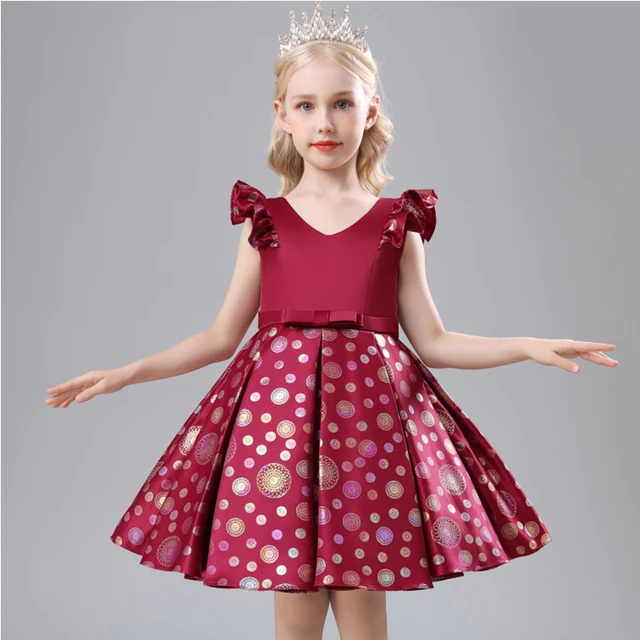 Vestidos para niñas, ropa para niños, vestido de princesa sin mangas para niñas de 3 a 13 años, vestido de fiesta para niños, vestidos de boda _ - AliExpress Mobile