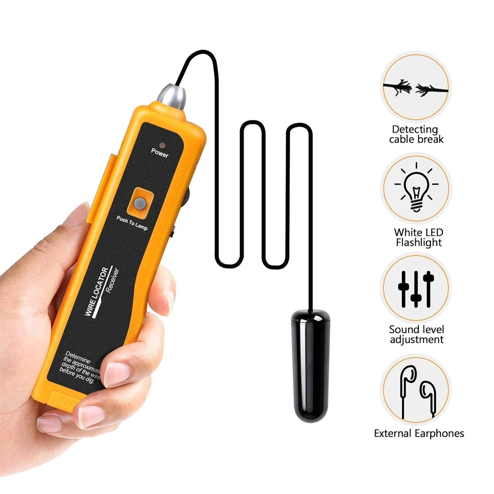 Noyafa NF-816 Underground Cable Tracker Anti-Interference Cable Tester Professional Cable Finder Network Tools 2