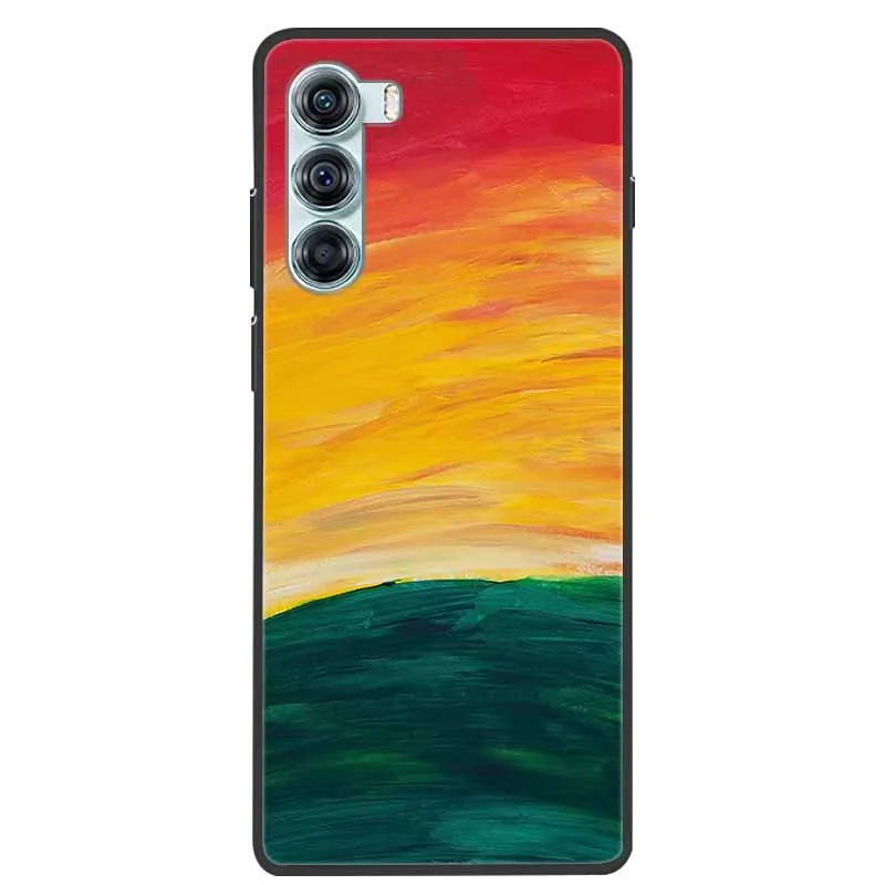 Marble Silicone Black Soft Protective Phone Case Cover