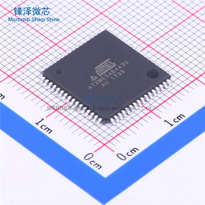 Фото MCU 8-bit/16-bit XMEGA AVR RISC 64KB Flash 1,8 V/2,5 V/3,3 V 64-контактный TQFP-tray ATXMEGA64A3U-AU №2