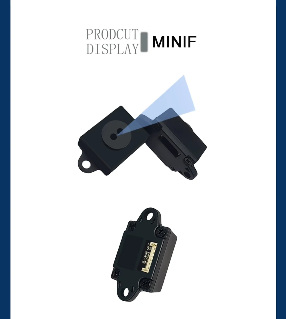 MINIF Laser Ranging Module TOF Sensor Small Angles Highly Resistant Strong Light