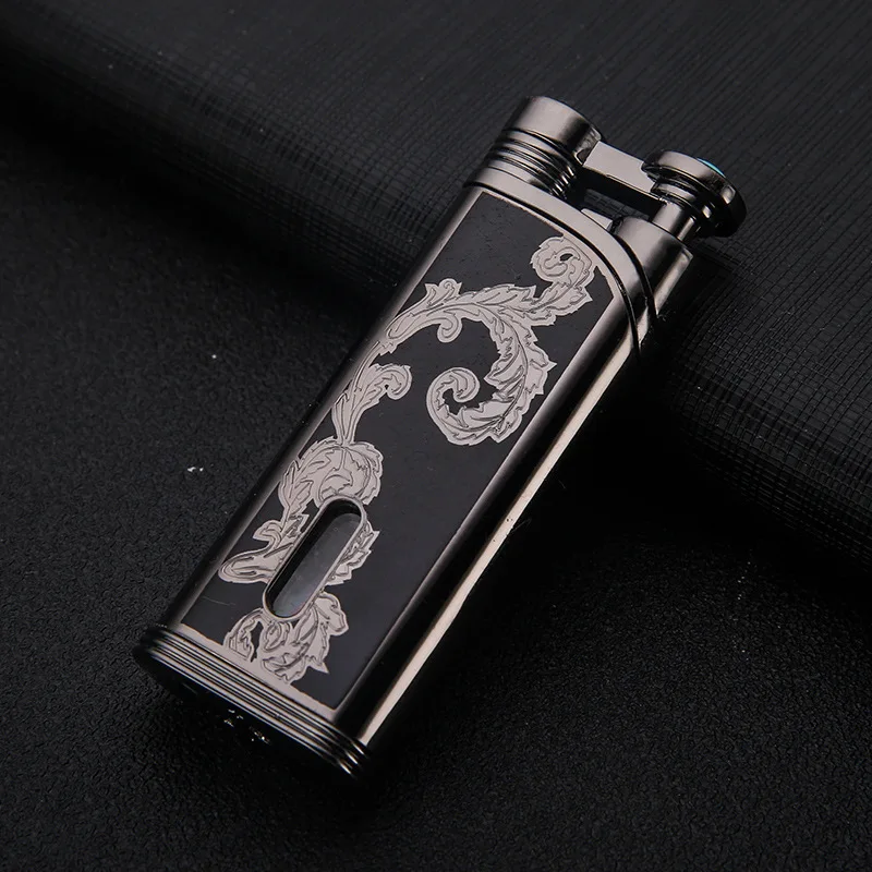 

NEW HONEST Windproof Cigarette Torch Jet Lighter Metal Butane Gas Cigar Relief Lighter Inflatable Smoking Gift Lady Men Gadgets