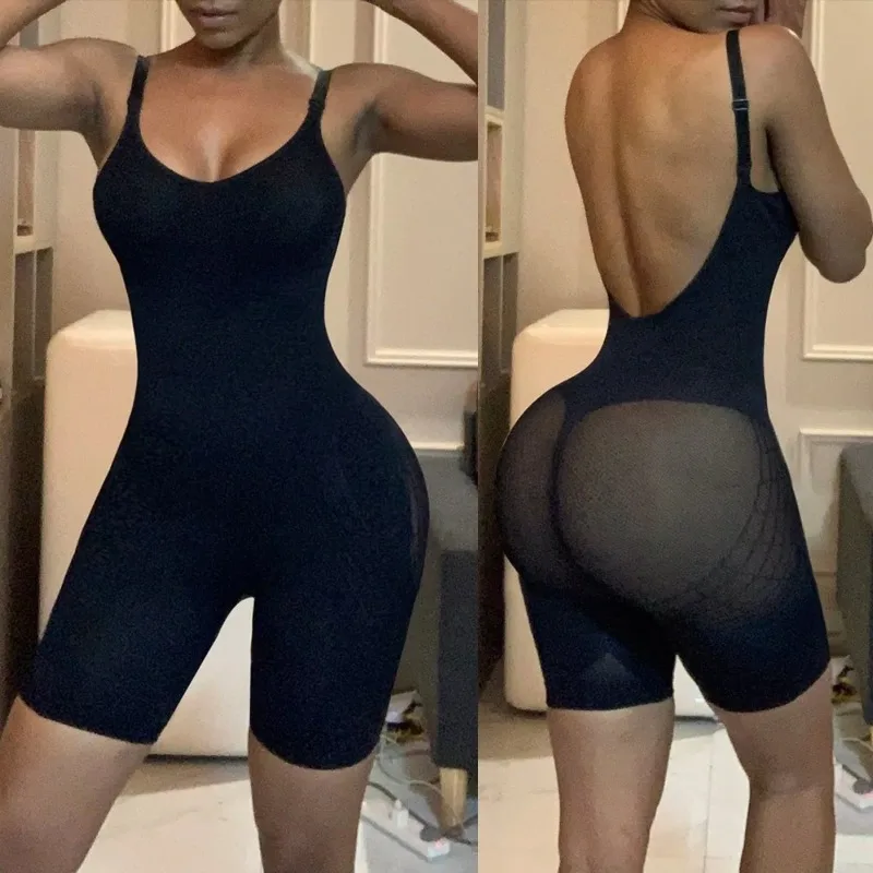 

Fajas Women Shapewear Bodysuit Straps Girdle Skims Kim Kardashian Tummy Control Waist Trainer Body Shaper Underwear Bodysuit