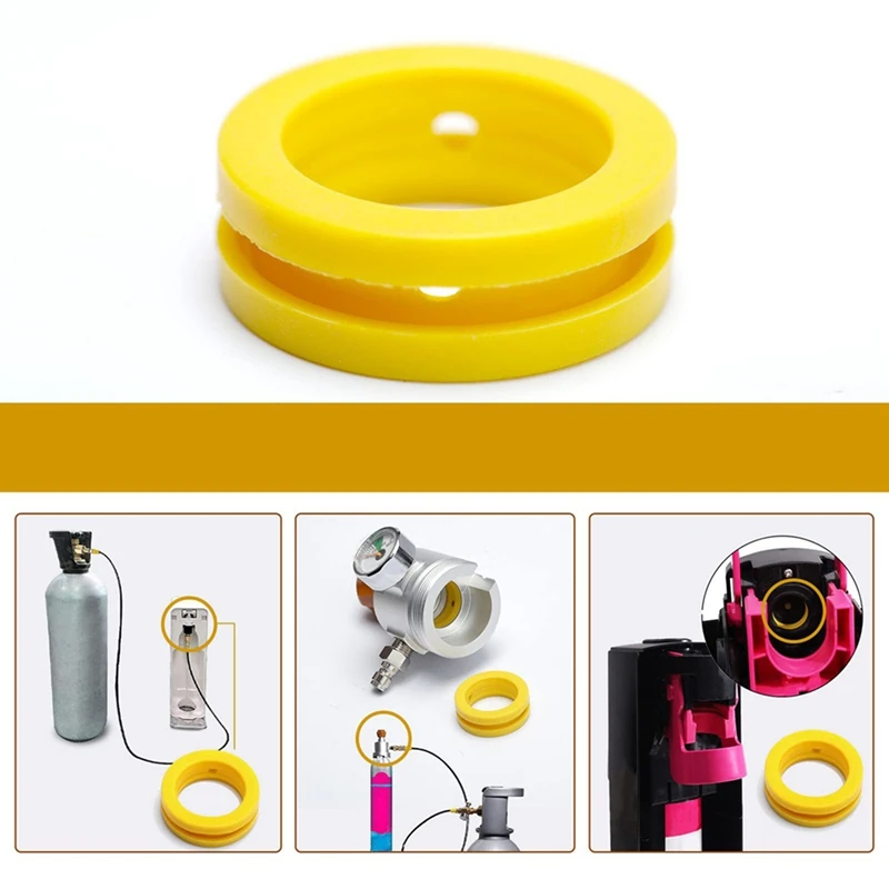 B64B-O Rings Soda Machine Co2 Cylinder Exchange Carbonator Gaskets 30Pcs, Gaskets Ring For New Soda Maker & Pink Cylinder