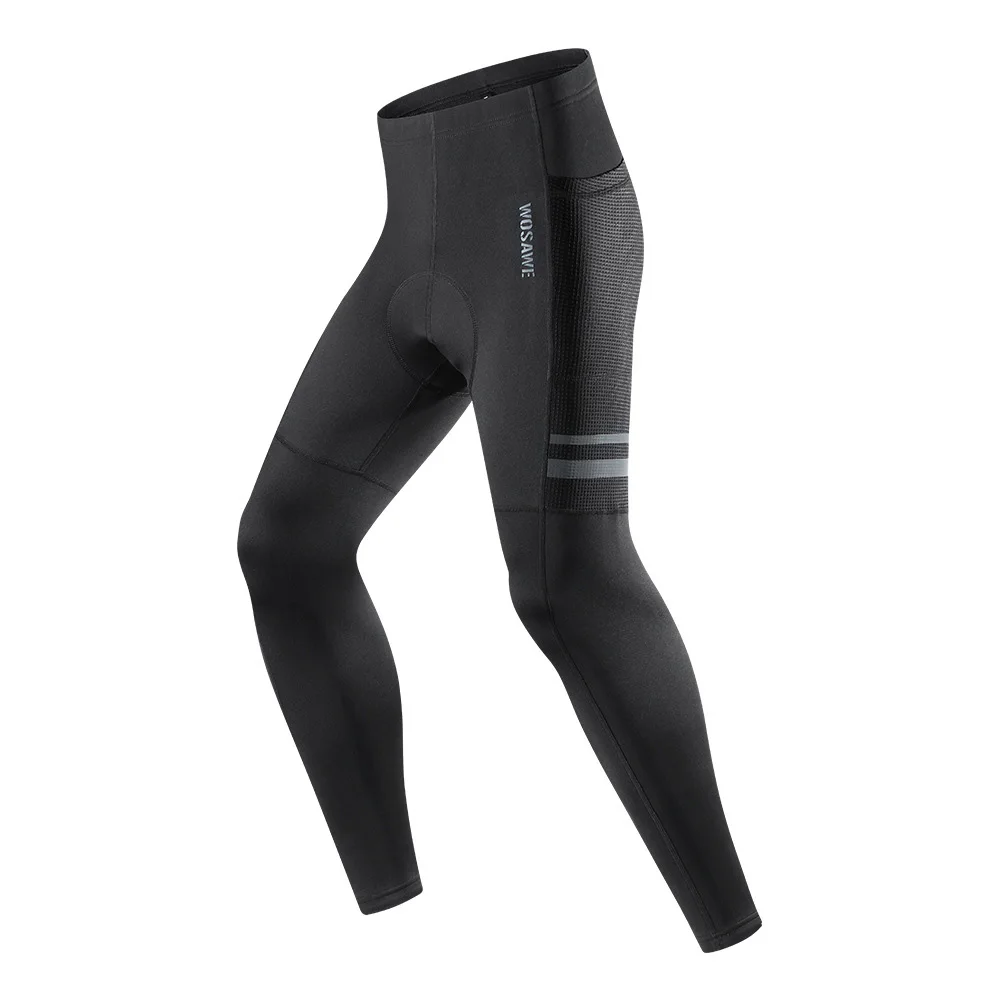 Cycling Pants Thermal Insulated Bike Trousers Fleece-lined Winter Riding Leggings Warm and Windproof Targeting