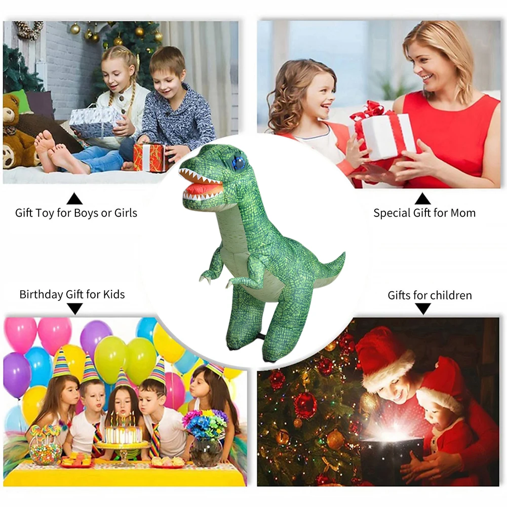 RC Electric Walking T-Rex Toy USB Rechargeable Realistic Electric T-Rex Dinosaur Toy RC Giant Dinosaur for Kids Boys Girls Gifts 4