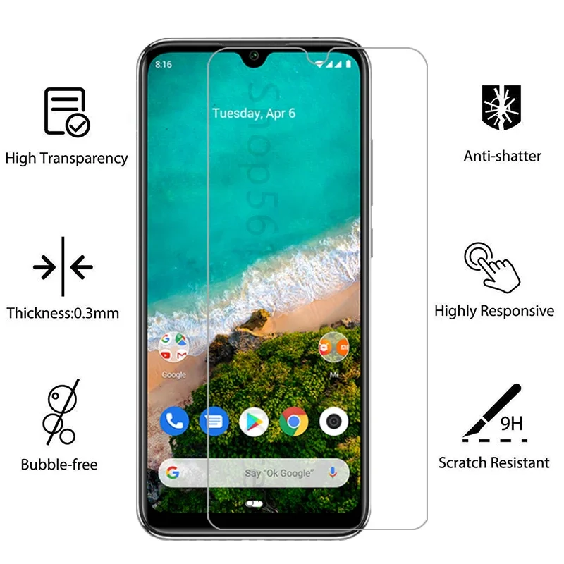 protective tempered glass for xiaomi mi a3 screen protector on