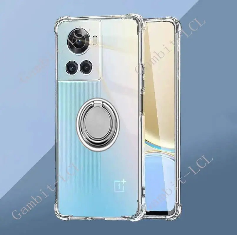 Durable Silicone Phone Case with Back Ring Holder