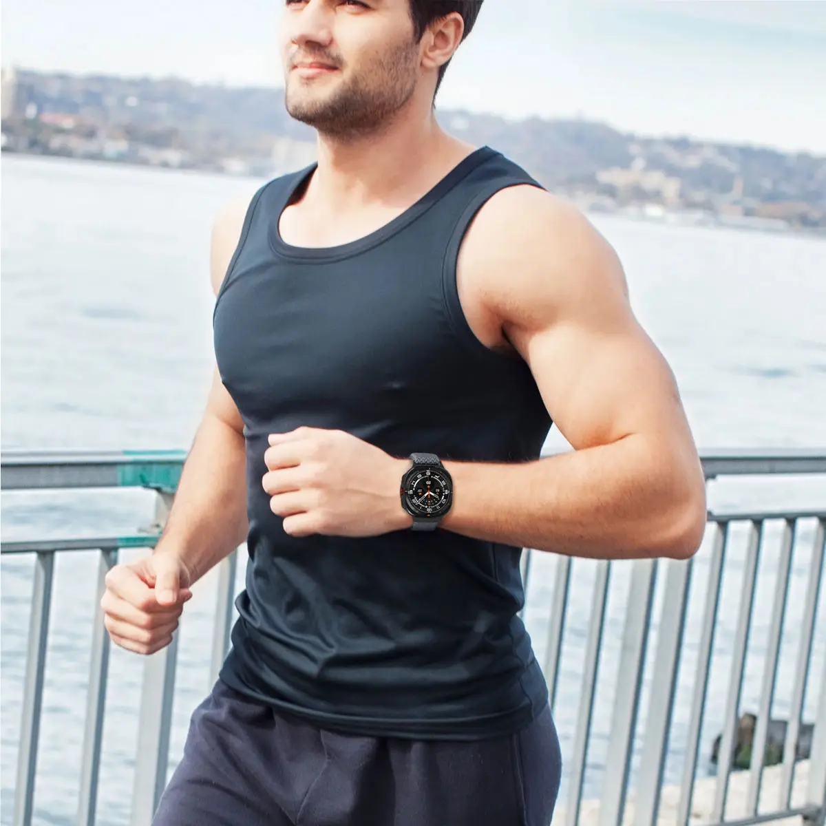 Nylon Braided Sport Strap Wristband