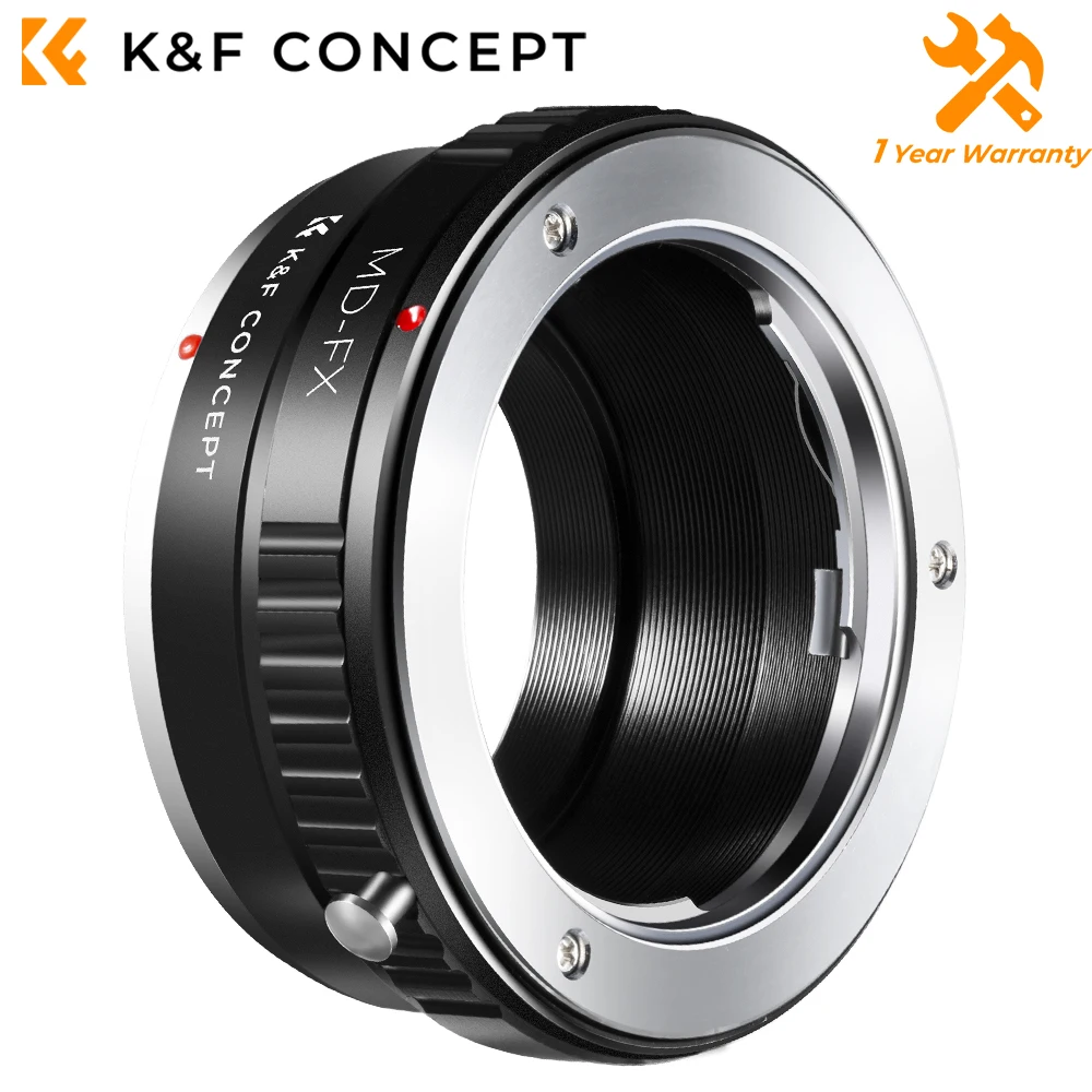 K&F Concept MD-FX Lens Adapter Ring for Minolta MD Mount Lens to Fujifilm Fuji X-Pro1 X-T10 X-A1 X-T2 X30 XF1 XQ1 Camera Mount 2