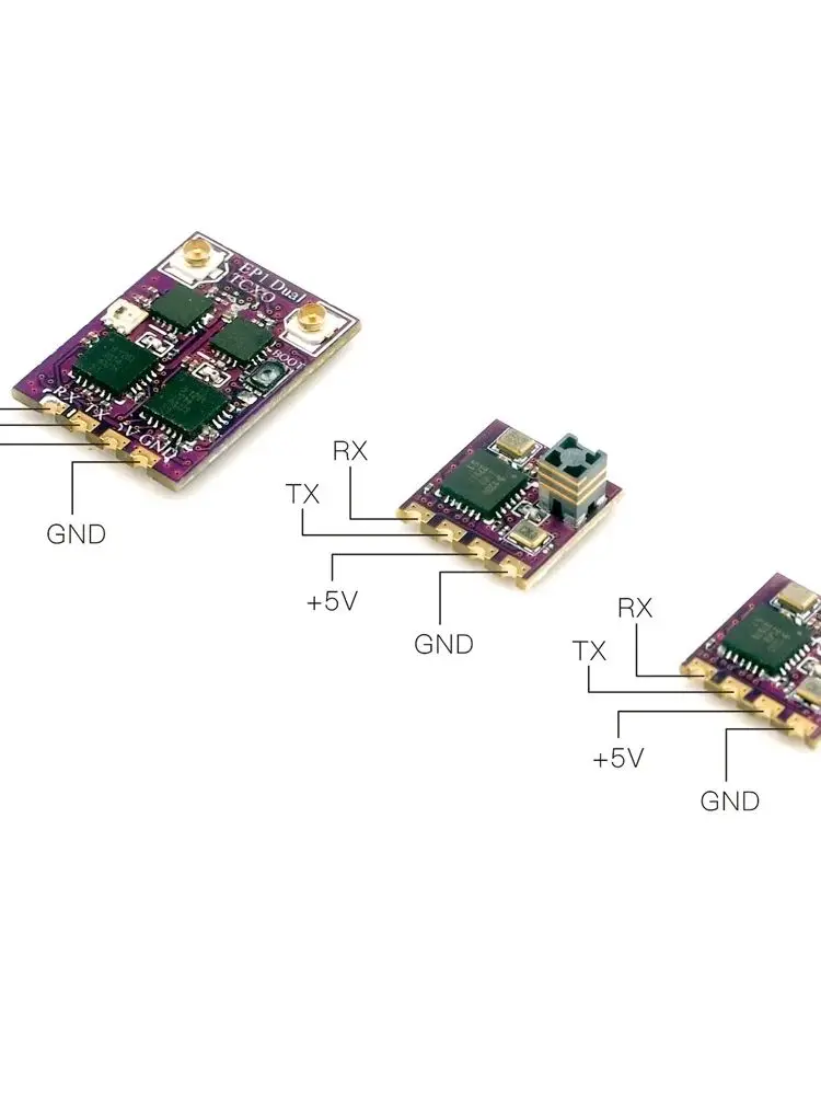 Installation du récepteur ELRS 2.4GHz ESP32 double SX1280 pour drone FPV sur un châssis de drone